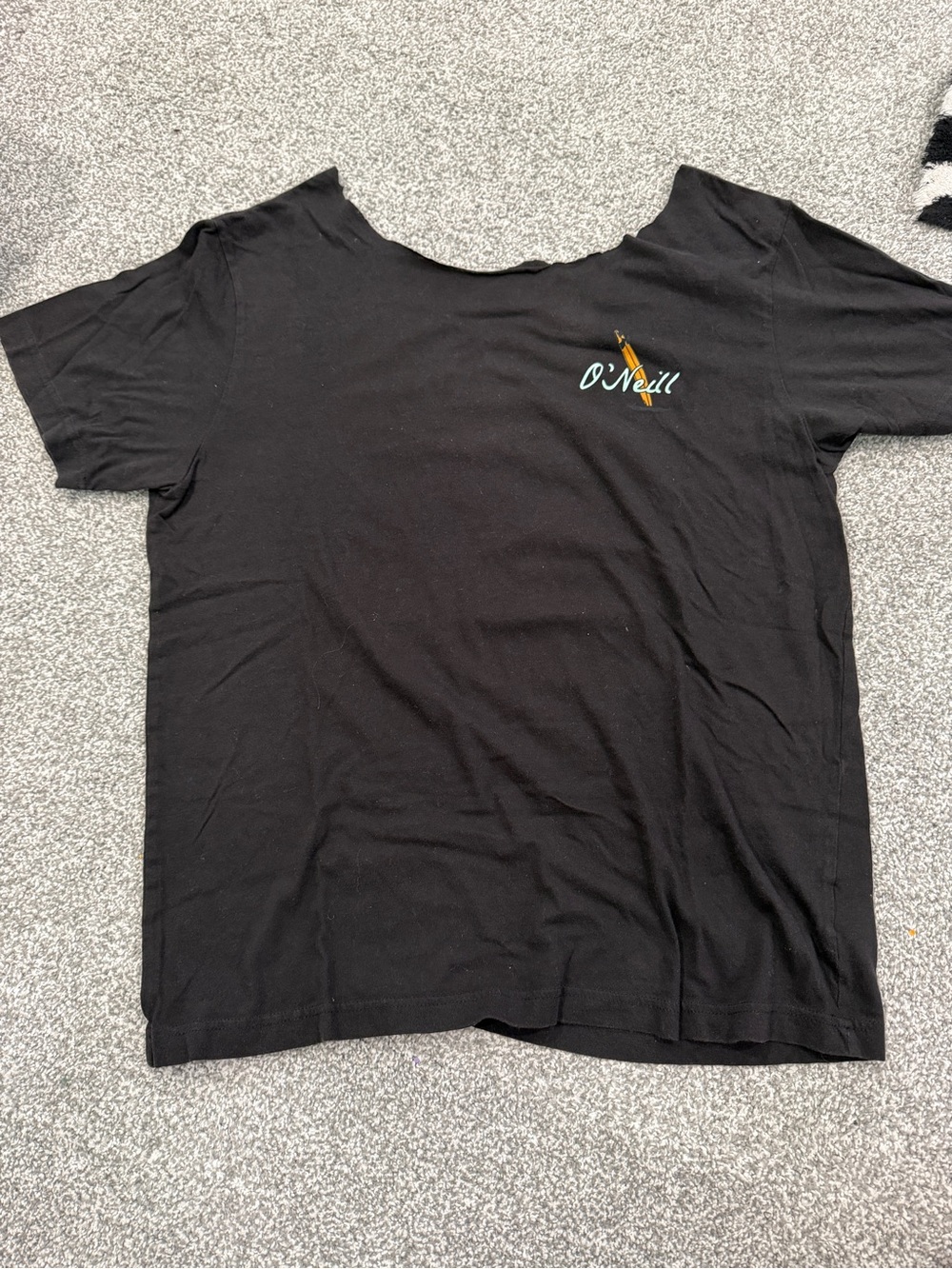 O'Neill Black Tee with Small Script Logo